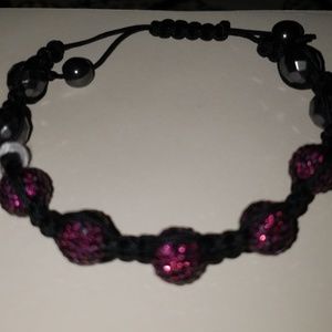 Shambala crystal bracelet